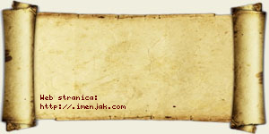 Jasmina Bonderović vizit kartica